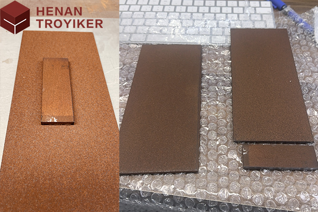 corten rust sample